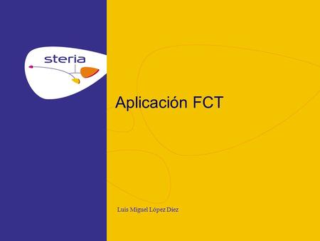 Aplicación FCT Luis Miguel López Díez. Login en la aplicación.