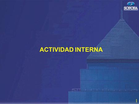 1 ACTIVIDAD INTERNA. 2 Encuentros en regiones Visitas de Presidente de Sofofa a: Talca (Asicent) Temuco (Asimca) Valdivia (Cámara de Comercio e Industria)