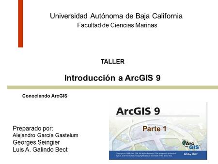 Universidad Autónoma de Baja California Facultad de Ciencias Marinas