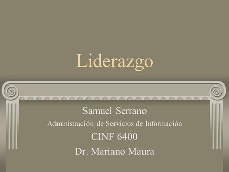 Administración de Servicios de Información
