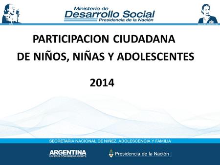 PARTICIPACION CIUDADANA DE NIÑOS, NIÑAS Y ADOLESCENTES
