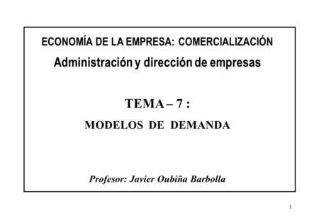 Administración y dirección de empresas