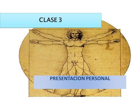 PRESENTACION PERSONAL
