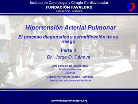 Hipertensión Arterial Pulmonar