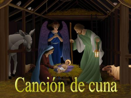 Canción de cuna.