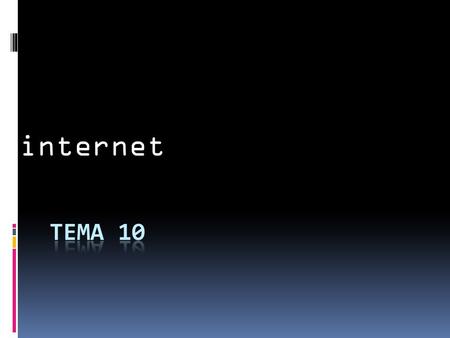 Internet Tema 10.