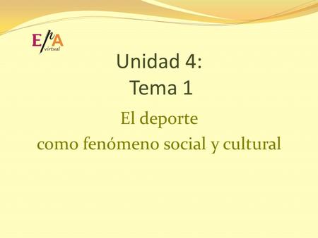El deporte como fenómeno social y cultural