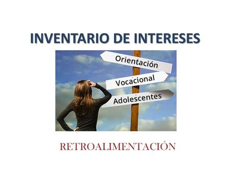 INVENTARIO DE INTERESES
