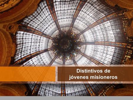 Distintivos de jóvenes misioneros