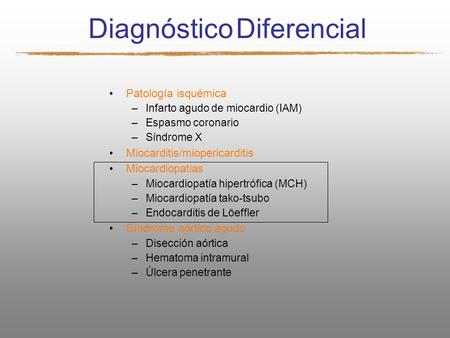 Diagnóstico Diferencial