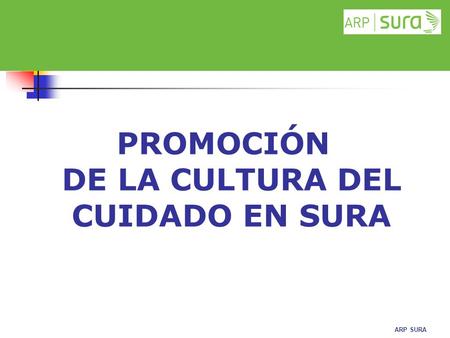 PROMOCIÓN DE LA CULTURA DEL CUIDADO EN SURA