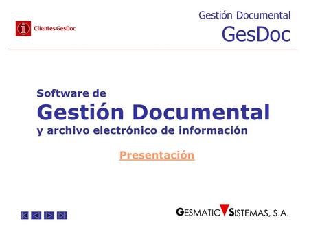 Gestión Documental Software de y archivo electrónico de información