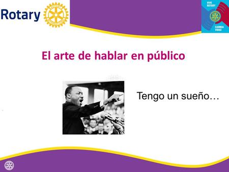 El arte de hablar en público