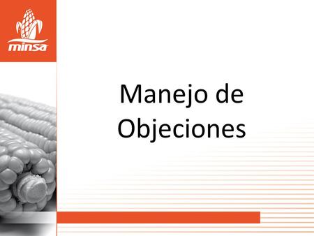 Manejo de Objeciones.