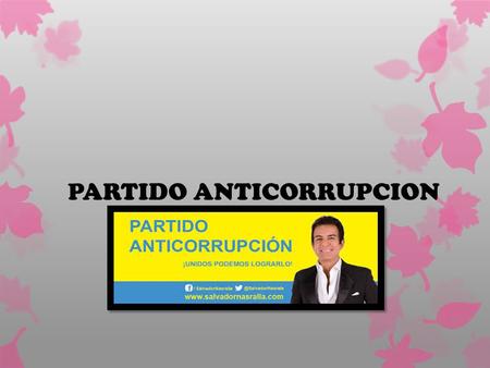 PARTIDO ANTICORRUPCION