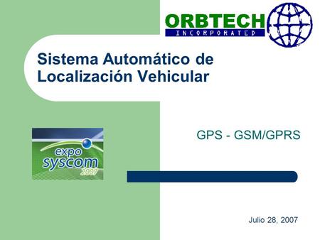 Sistema Automático de Localización Vehicular