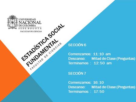 Estadística social fundamental