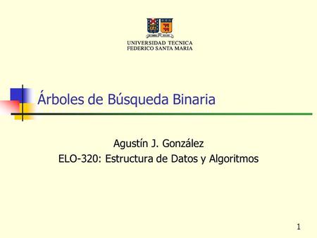 Árboles de Búsqueda Binaria