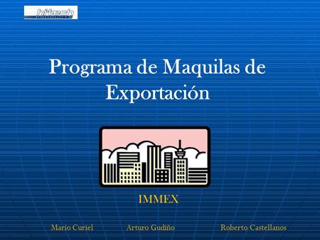 Programa de Maquilas de Exportación