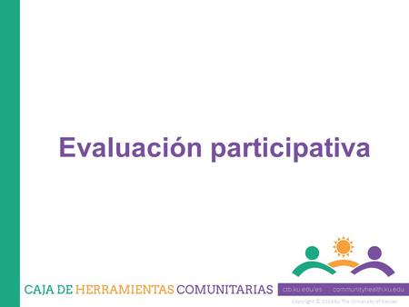 Evaluación participativa