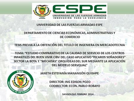 UNIVERSIDAD DE LAS FUERZAS ARMADAS-ESPE