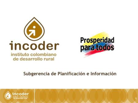 Subgerencia de Planificación e Información