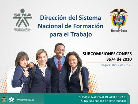 SUBCOMISIONES CONPES 3674 de 2010