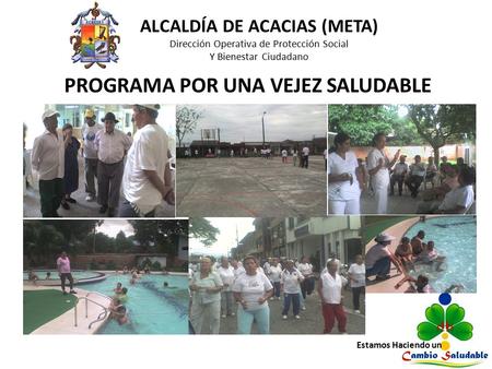 PROGRAMA POR UNA VEJEZ SALUDABLE