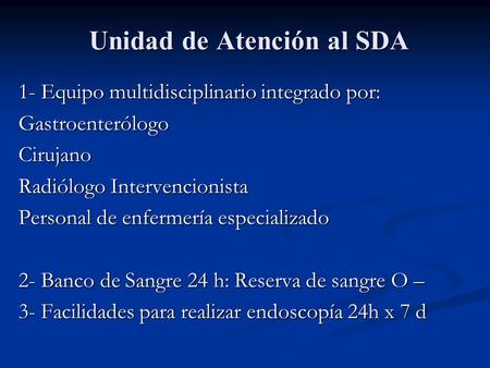 Unidad de Atención al SDA