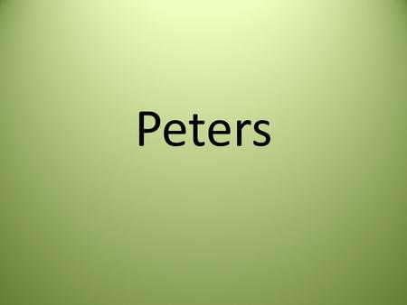 Peters.