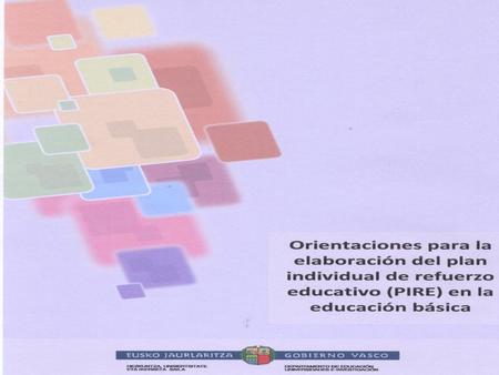 1. Presentación Este documento responde a los principios de la Escuela Inclusiva, atendiendo a la diversidad de manera que posibilite a todo el alumnado.