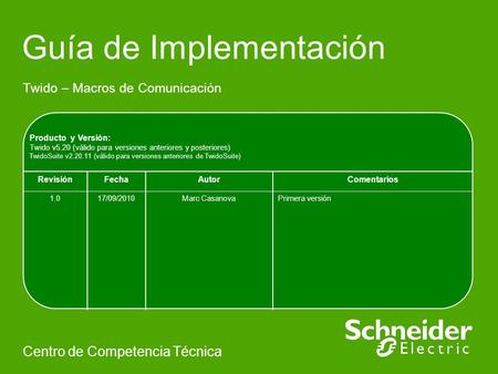 Guía de Implementación