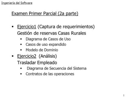 Ingeniería del Software