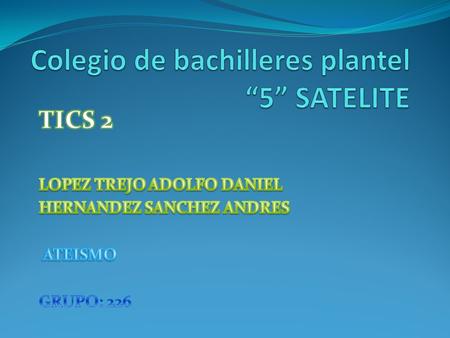Introducción………………………………………..2 ………………………………………...3 ¿Que es el ateísmo?..…………………………………………...¿Que es el ateísmo?..…………………………………………...4 ¿Cuál es la justificación.