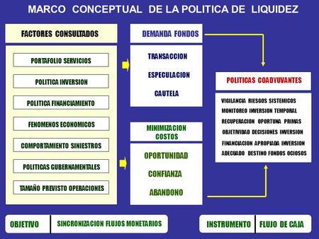 MARCO CONCEPTUAL DE LA POLITICA DE LIQUIDEZ
