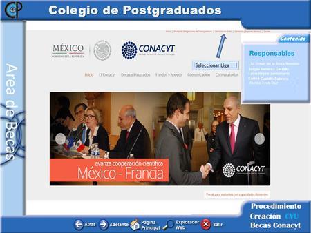 Pues si, hay diferencias entre jóvenes y viejos. Colegio de Postgraduados Area de Becas Procedimiento Becas Conacyt Creación CVU Seleccionar Liga.