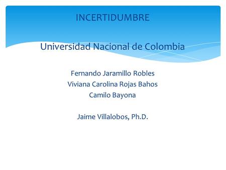 Universidad Nacional de Colombia