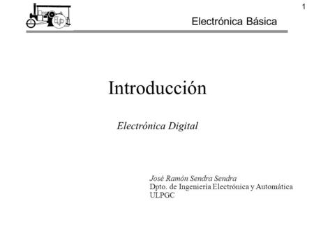 Introducción Electrónica Digital
