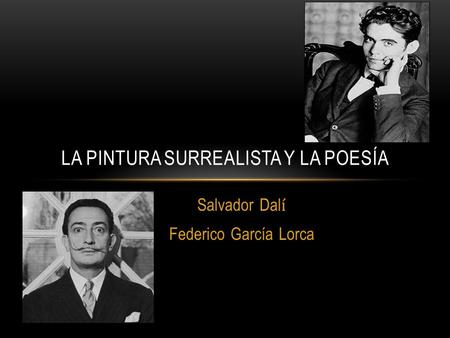 La pintura surrealista y la poesÍa