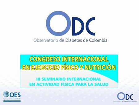Epidemiología de la diabetes en Colombia ¿se cumple la regla