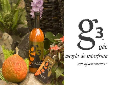 G3™ gấc mezcla de superfruta con lipocarotenos tm.