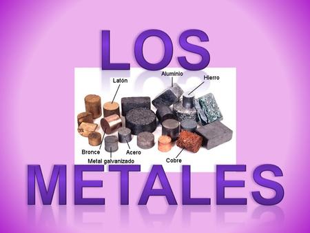 Los metales no son recursos renovables, la mayoría provienen de minerales y se formaron hace millones de años. El porcentaje de metales reciclables.