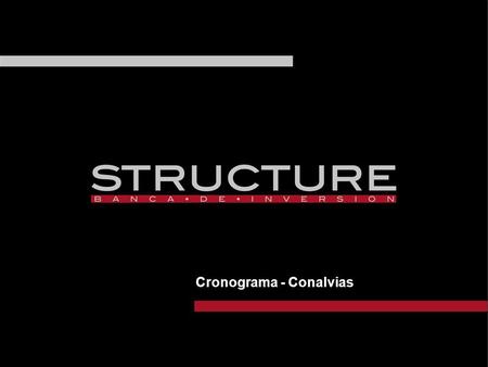Cronograma - Conalvias