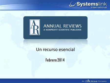Un recurso esencial Febrero 2014. El acceso a internet ha permitido una gran difusión de información pero ¿es ésta de calidad? ¿Cómo discriminar?