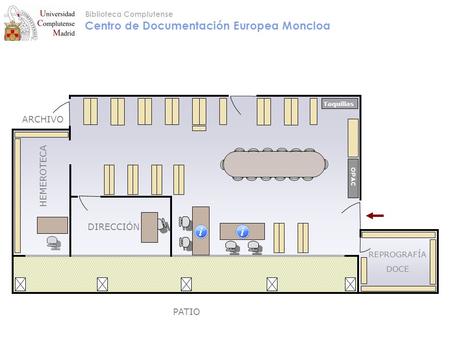 Biblioteca Complutense Centro de Documentación Europea Moncloa HEMEROTECA OPAC PATIO Taquillas DIRECCIÓN REPROGRAFÍA DOCE ARCHIVO.