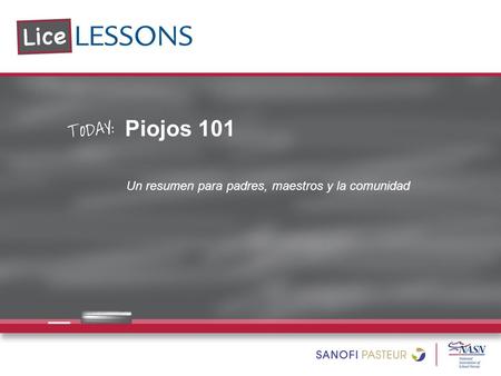 Un resumen para padres, maestros y la comunidad