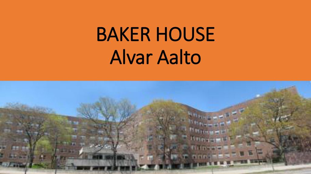 Baker House Alvar Aalto Ppt Descargar