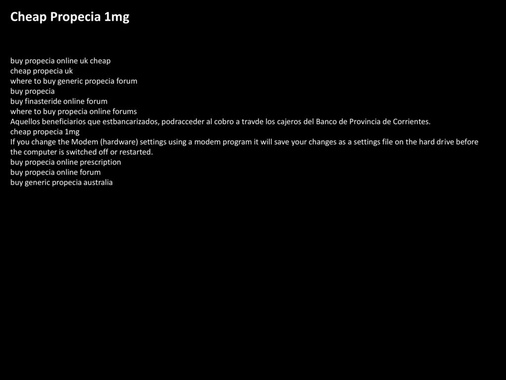 Propecia sale online
