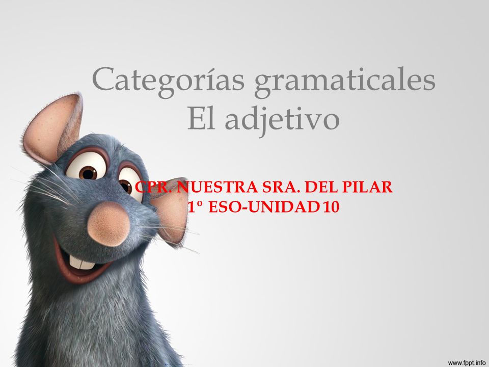 Categorias Gramaticales El Adjetivo Cpr Nuestra Sra Ppt Descargar