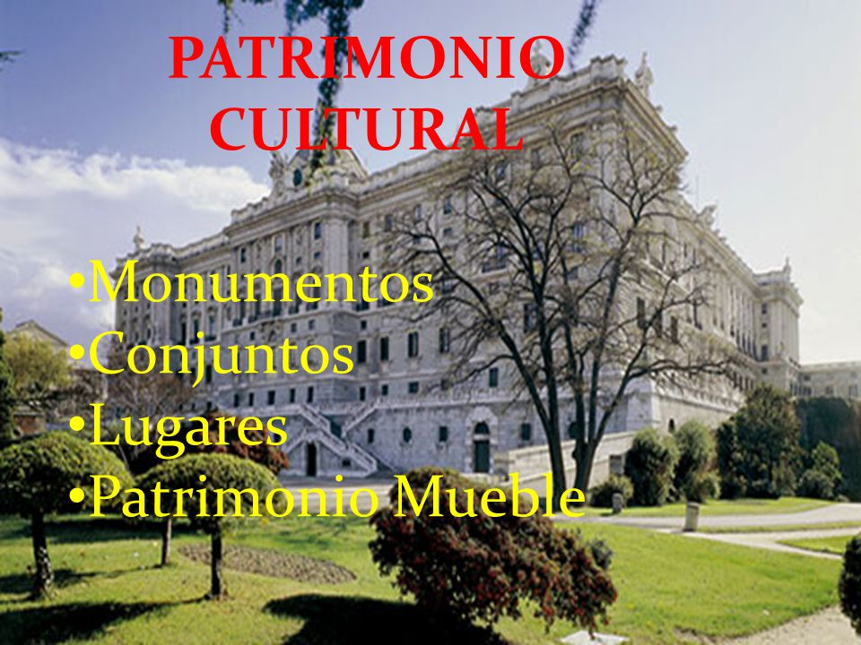Resultado de imagen para patrimonio cultural